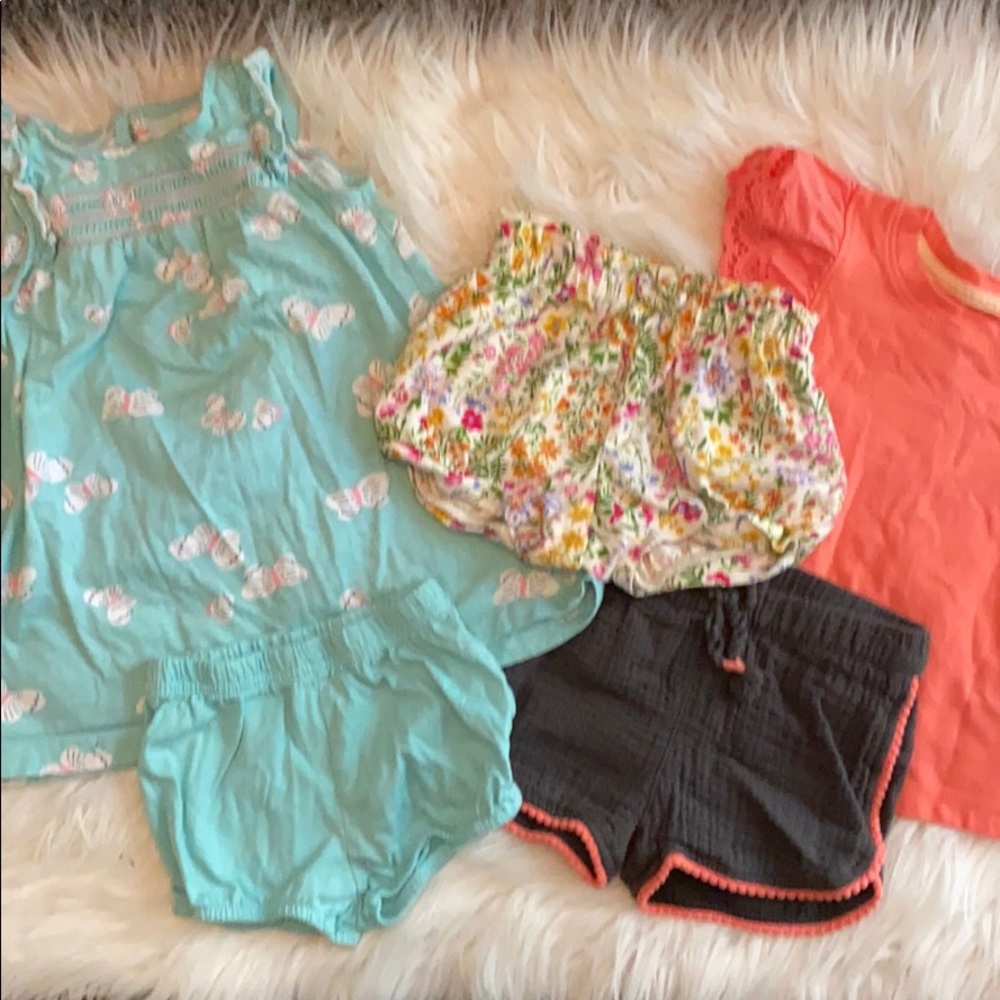 Baby girl 12 months summer dress short set
